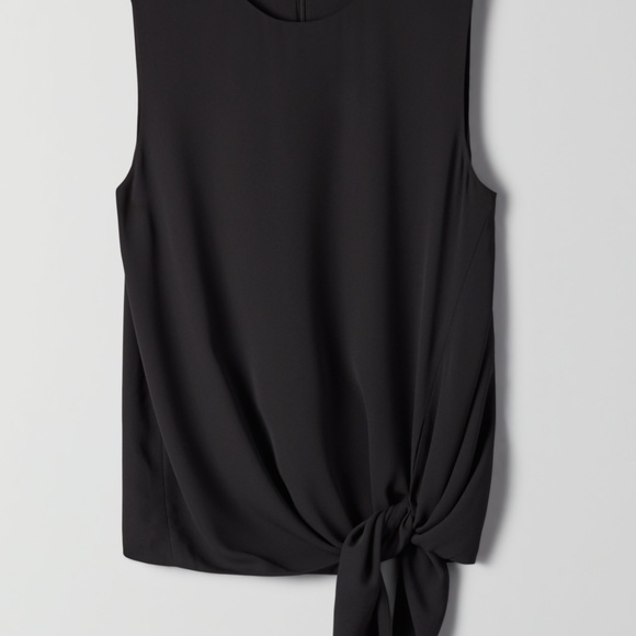 Babaton Hopkins Blouse | Sleeveless Tie-front top - Picture 4 of 4